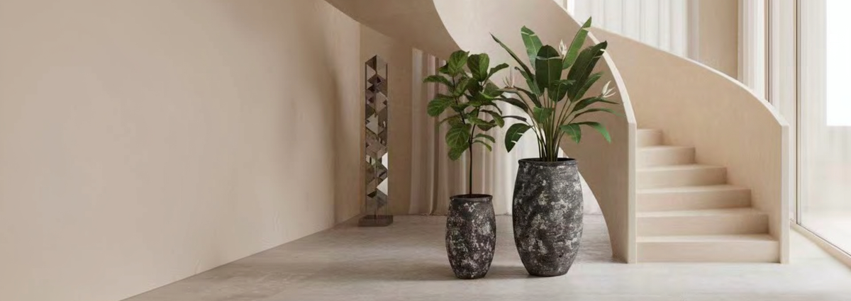 Hand-finished in glass-fibre reinforced concrete and built to weather every season, each Alterra vessel is crafted to elevate your space with quiet, timeless presence.